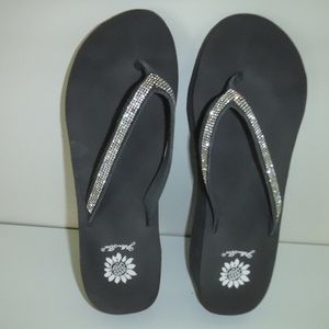 Yellow Box Flip Flops